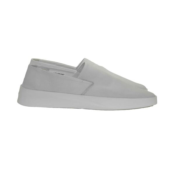 C0 NEW WOLF & SHEPHERD Cruise White Leather Sneaker Loafers US 12 EU 45 $229 - Picture 2 of 6